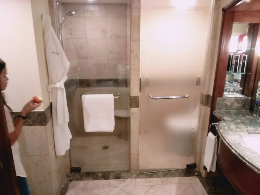 The Peninsula Manila Shower in the Bathroom